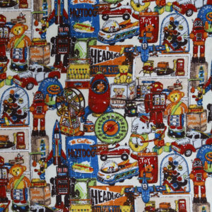 Sevenberry Cotton Vintage Teddy Bear Diy Fabric