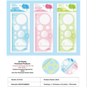 Multi-functional ruler-random color-1 piece