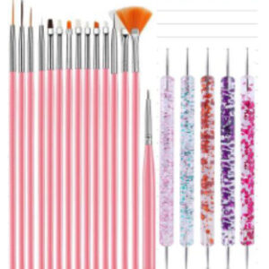 Nail Art Brush Line Drawing Set