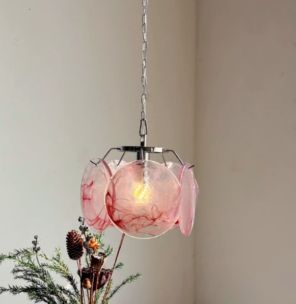 Handmade Glass Bedroom Bedside SconceLight Fixture