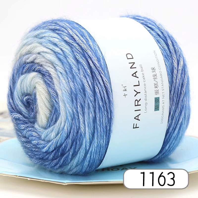 Gradient Cotton Thread Rainbow Hand Woven - Image 9