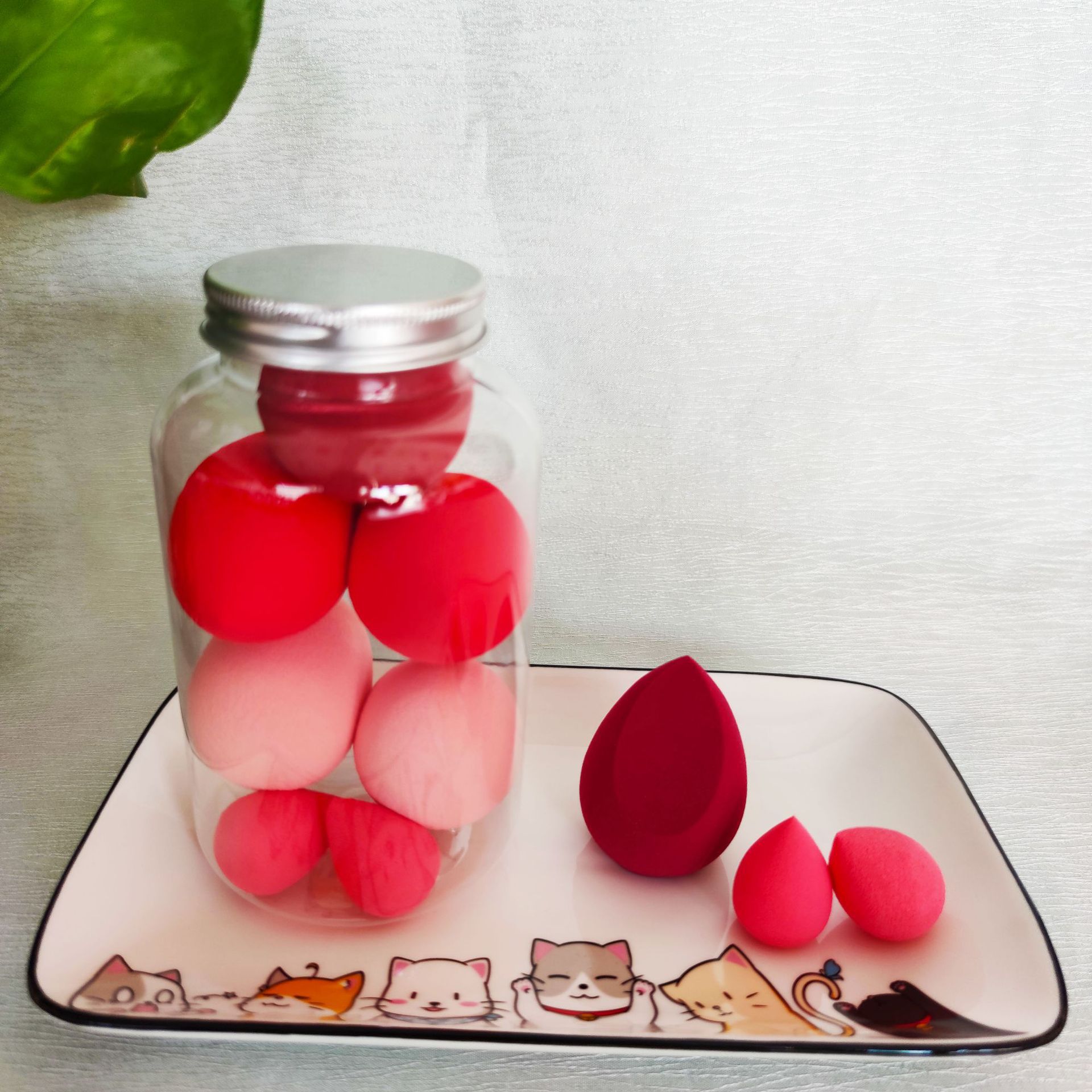 Travel Pack Milk Tea Tin Makeup Egg - Image 5