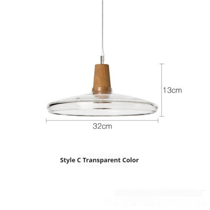 Simple Glass LED Decorative Chandelier