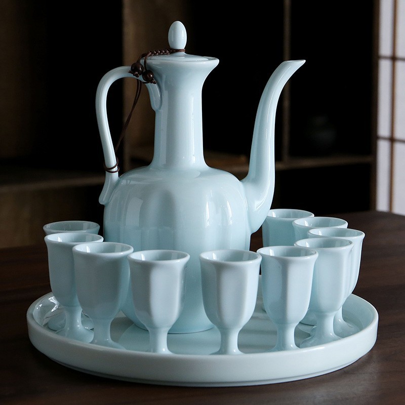 Ceramic Chinese Style Song Wine Pot Liquor Divider - Image 3