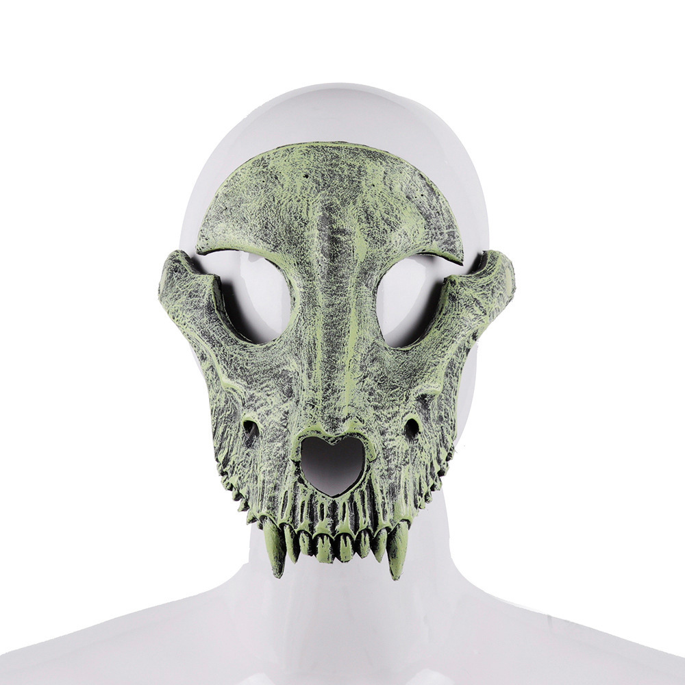 Sheep bone skull decoration