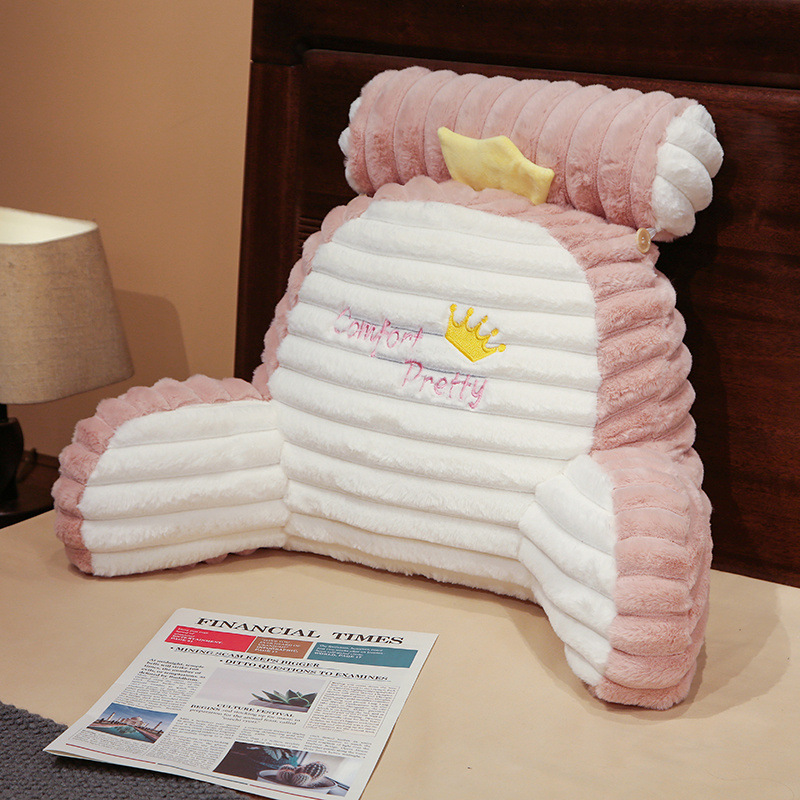 Cartoon Artificial Rabbit Fur Large Backrest Balcony Couch Pillow Removable And Washable - Image 10