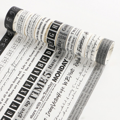 Text and paper tape