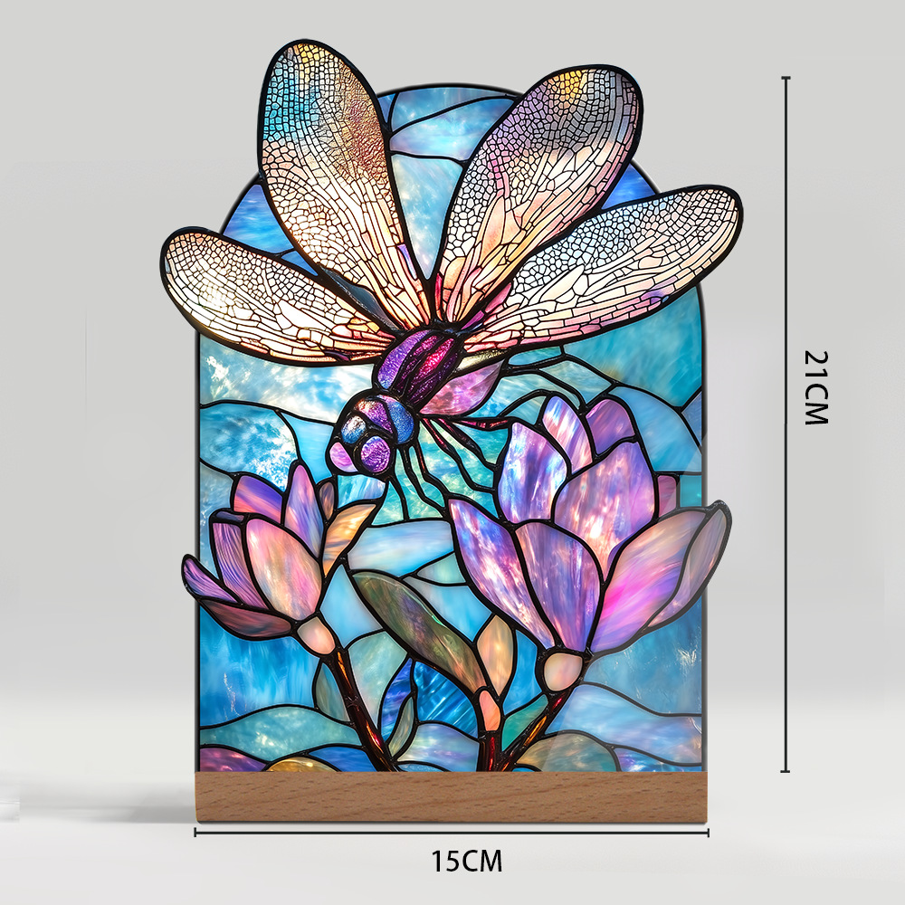 Plant Floral And Landscape Decorative Acrylic Ornaments With A Glass-like Texture - Image 5
