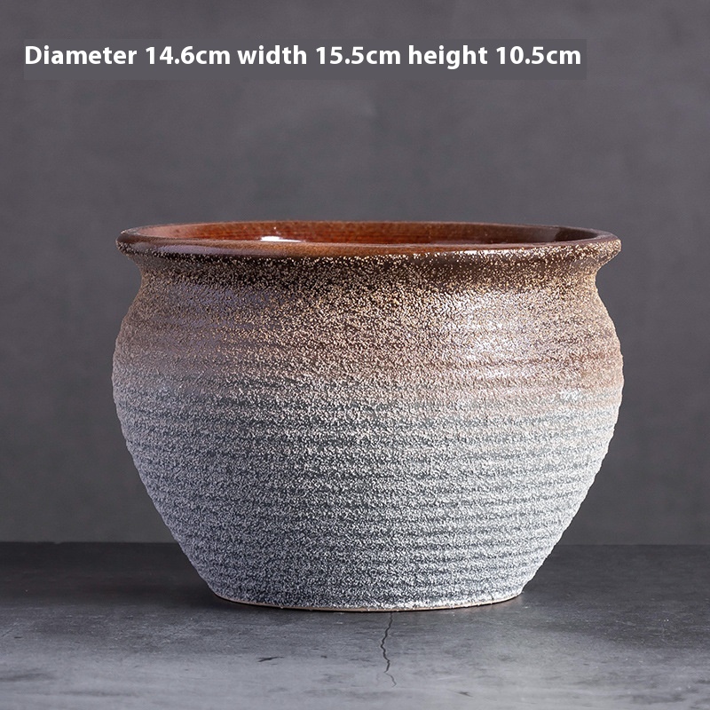 Succulent Flower Pot Breathable Stoneware Creative