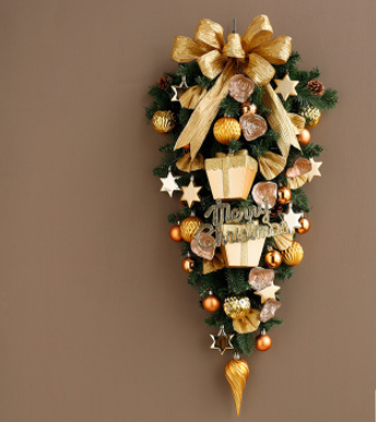 Jinghua Christmas Wreath Door Decoration Wall Hanging - Image 21