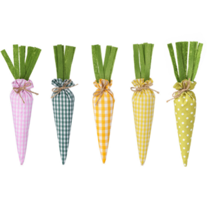 Radish decoration-mixed color-polyester-5 pieces