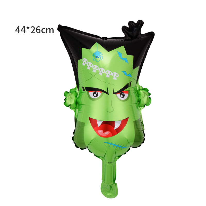 Mini Halloween Balloon Skull Pumpkin Bat Spider Aluminum Film Balloon