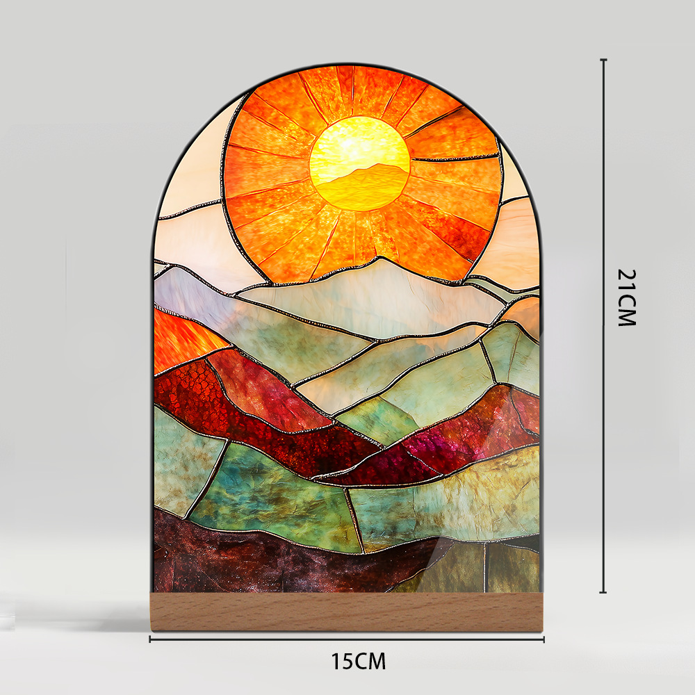 Plant Floral And Landscape Decorative Acrylic Ornaments With A Glass-like Texture - Image 17