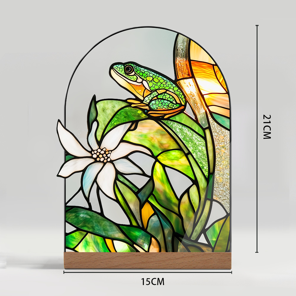 Plant Floral And Landscape Decorative Acrylic Ornaments With A Glass-like Texture - Image 12