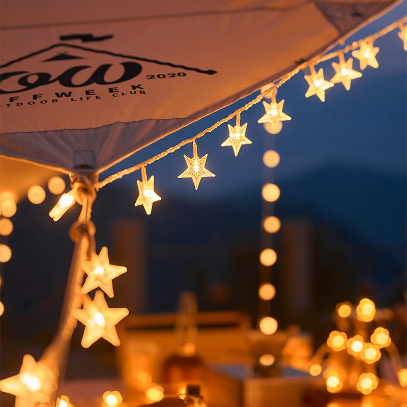 Christmas LED Solar-Powered Patio Light String - Image 9