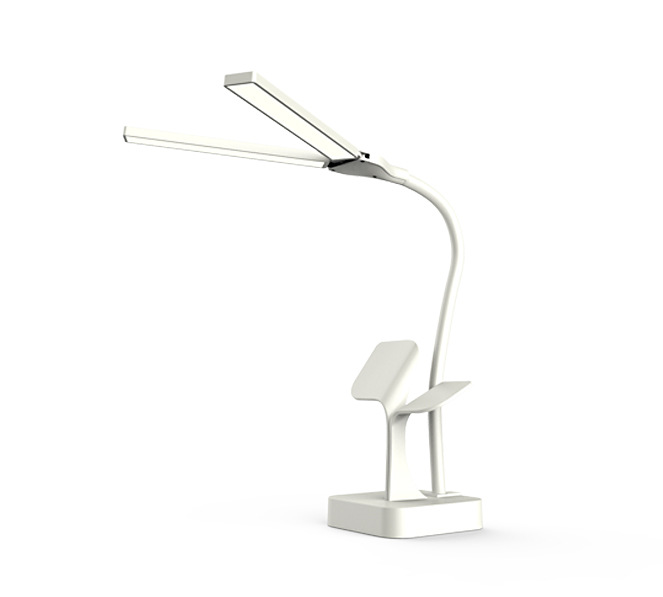 LED Foldable Creative USB Reading Eye Protection Learning Dual Lamp Holder Table Lamp - Image 4