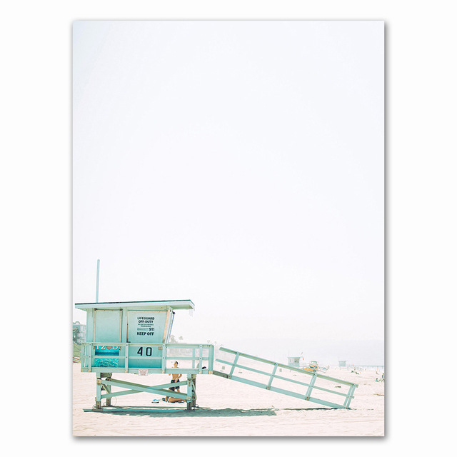 Surf Art Canvas Beach Surfboard Decorative Print Core - Image 2