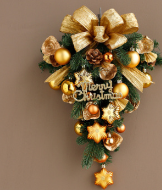 Jinghua Christmas Wreath Door Decoration Wall Hanging - Image 19