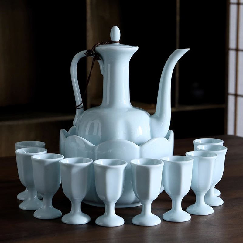 Ceramic Chinese Style Song Wine Pot Liquor Divider - Image 4