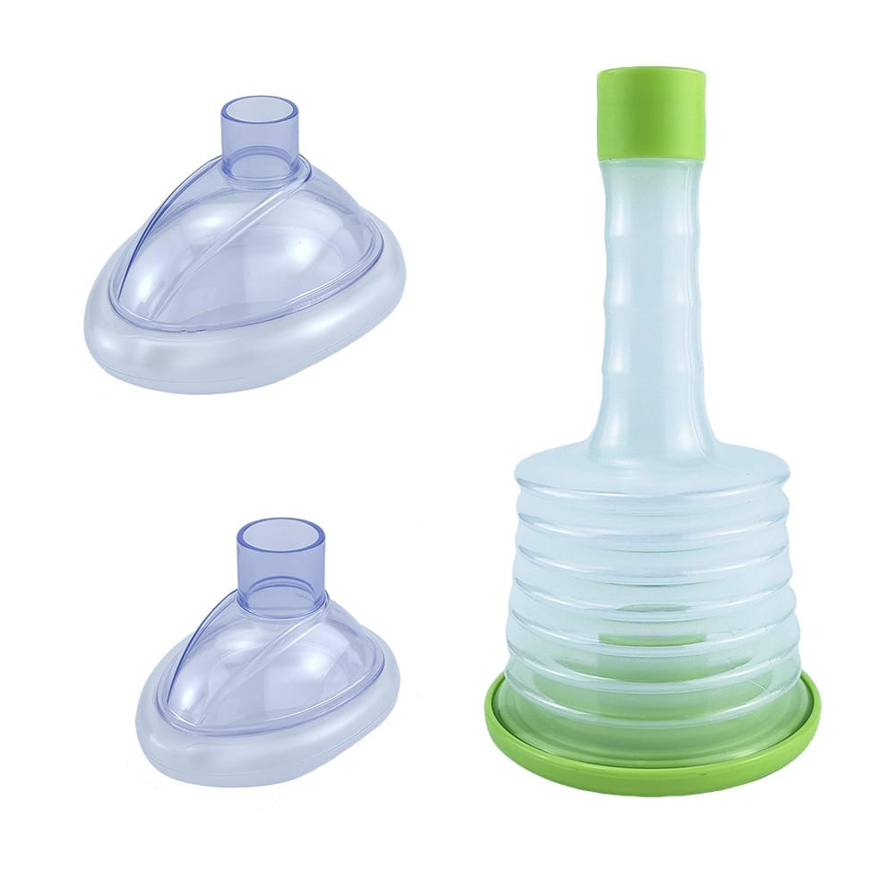 Portable Choking Rescue Device First Aid Kit With Adult And Child Masks Airway Clearance Suction Device For Home Family Safety