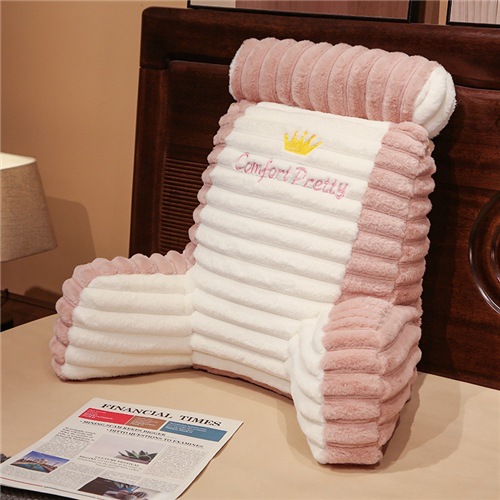 Cartoon Artificial Rabbit Fur Large Backrest Balcony Couch Pillow Removable And Washable - Image 3