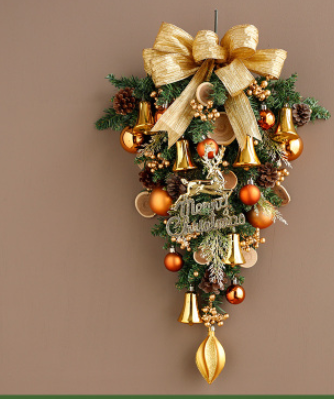 Jinghua Christmas Wreath Door Decoration Wall Hanging - Image 20