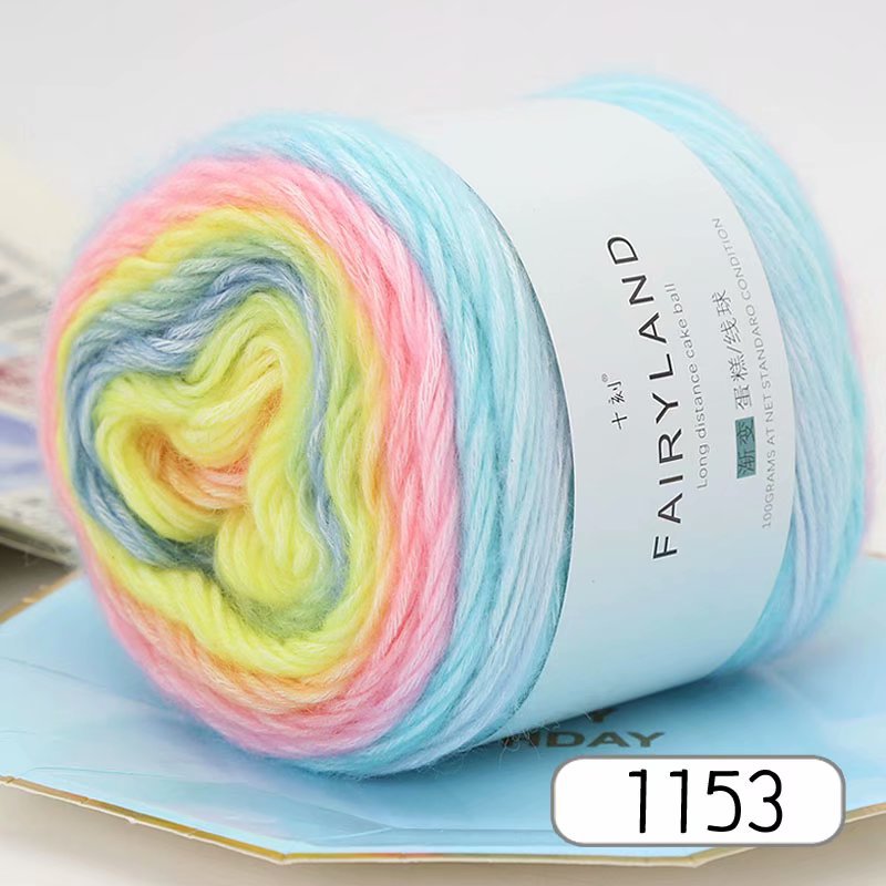 Gradient Cotton Thread Rainbow Hand Woven - Image 7