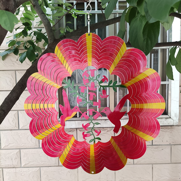 Rotating Wind Chime 12 Inch Color Wind Rotation - Image 6