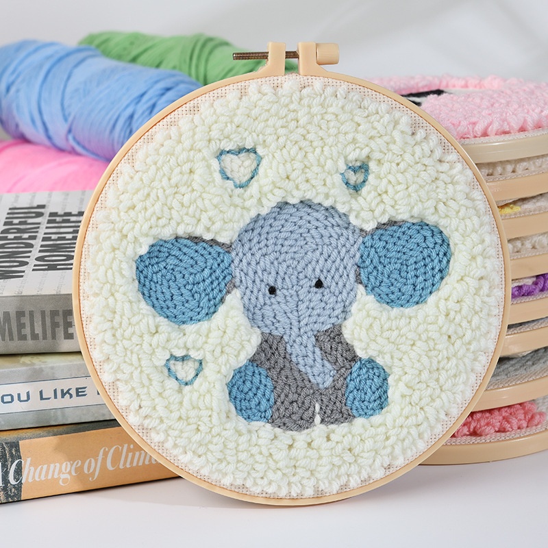 Handmade Embroidery Material Package Needle Children Beginners Stamp String Art Decoration - Image 16