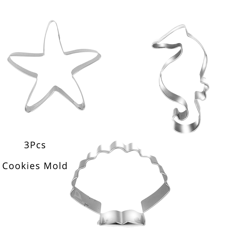 Shell Baking Fondant Biscuit Mould Mousse Ring Vegetable Mould