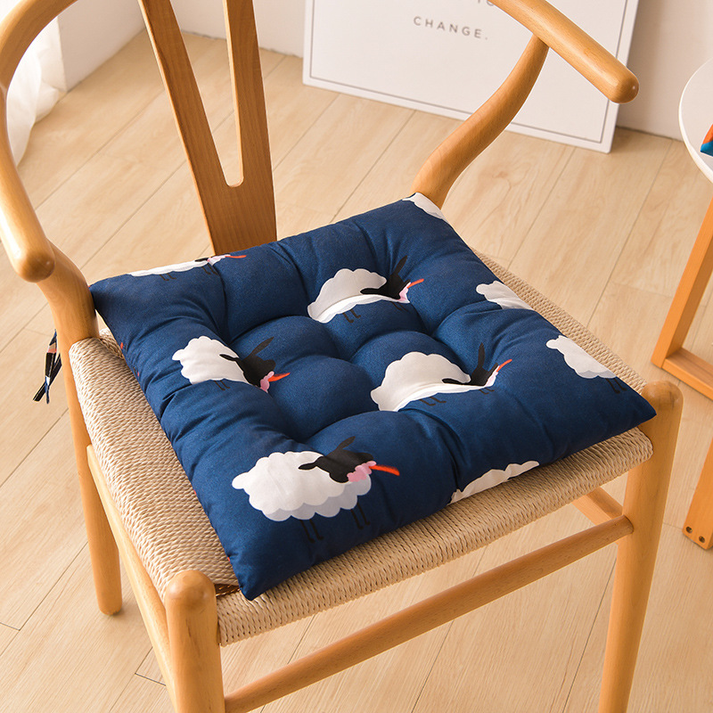 Simple Printed Square Cushion Cartoon Bay Window - Image 11