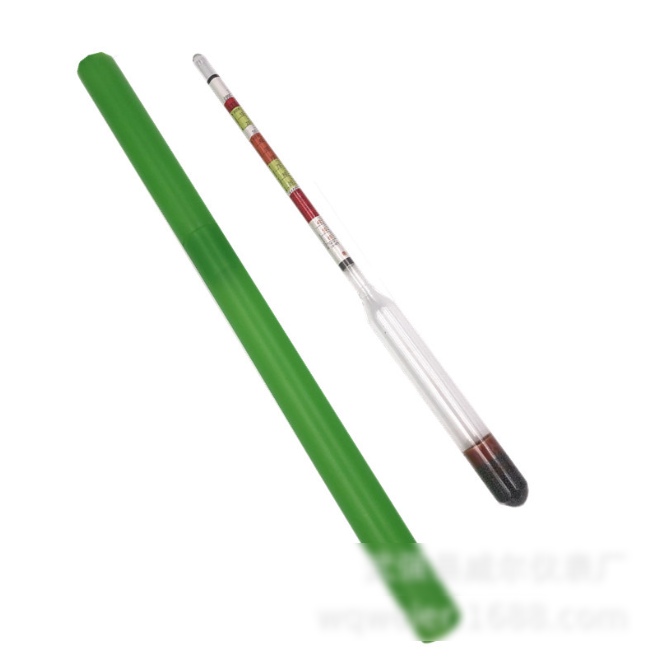 Three-range Density Hydrometer Wine Beer Refined Sugar Wort American Attenuation Meter