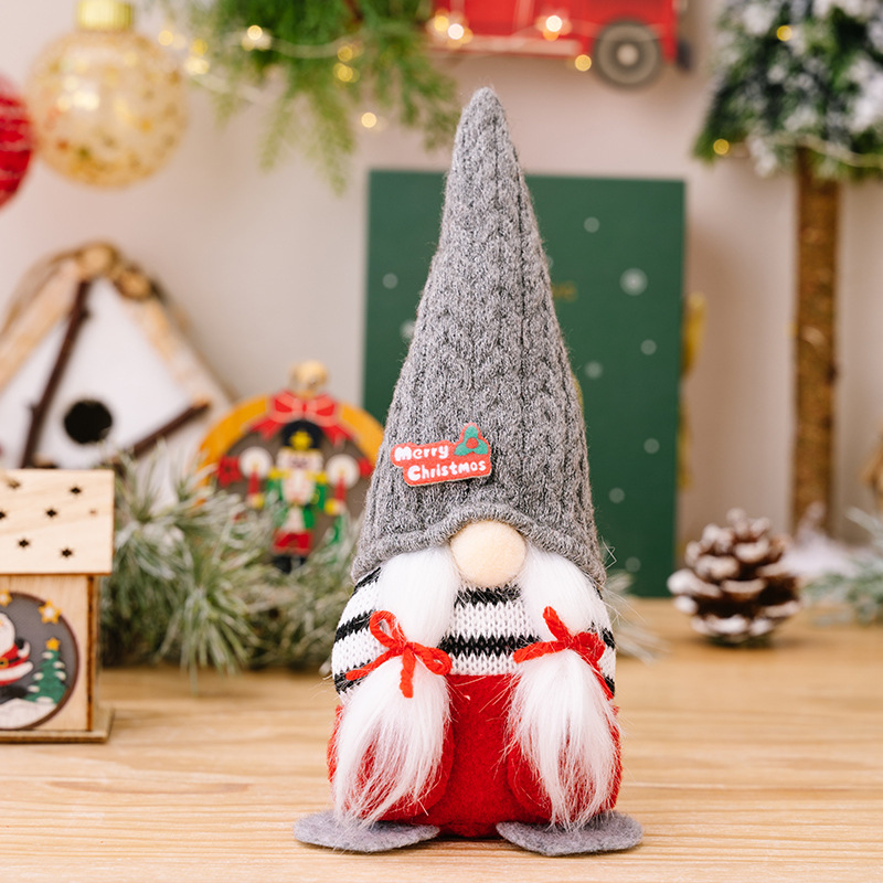 Pocket Pointed Hat Faceless Doll Christmas Decoration Supplies - Image 2