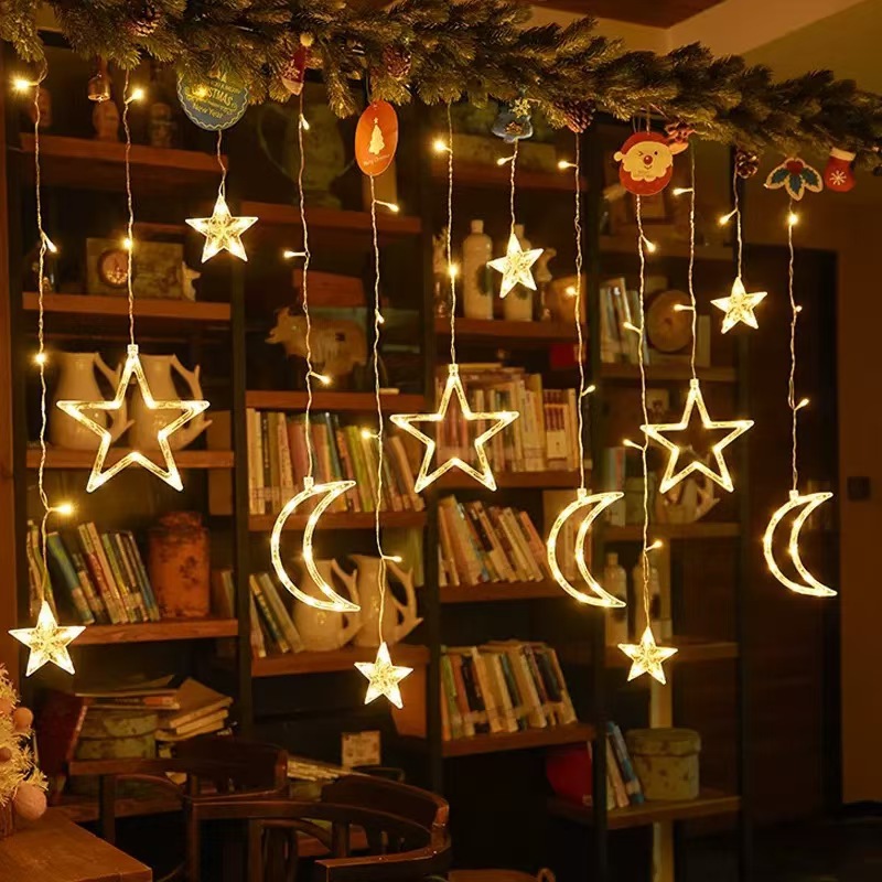 Solar-Powered Wishing-Ball Curtain Lights - Image 3
