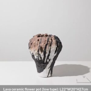 Wabi-sabi Style Ceramic Classic New Chinese-style Art Vase