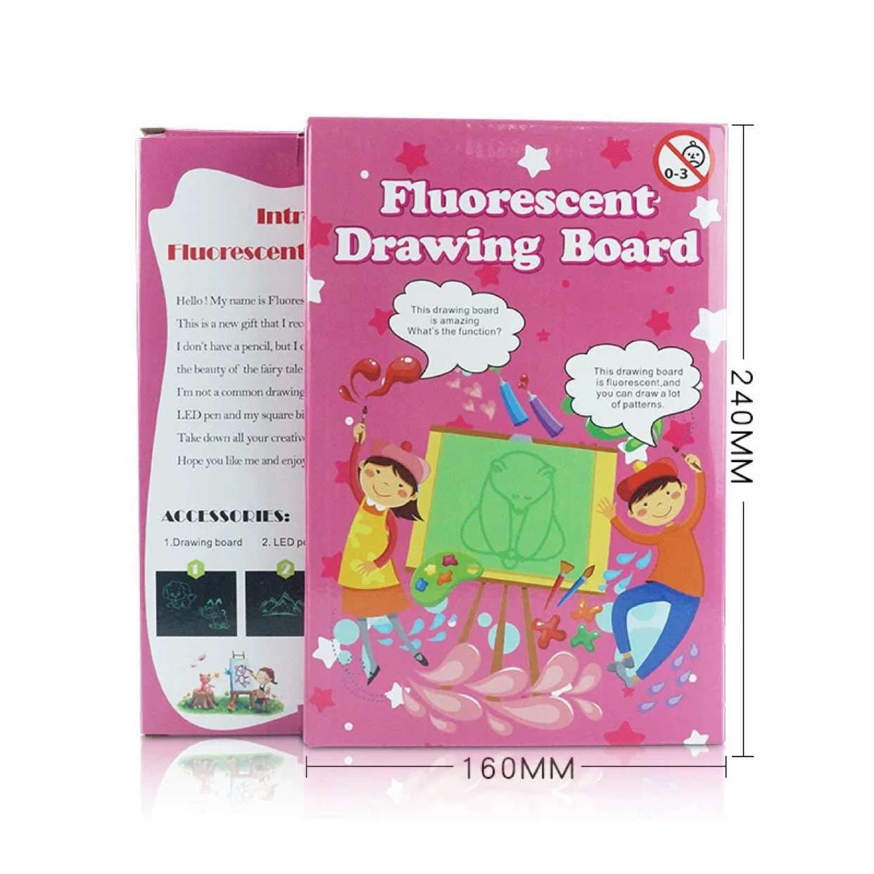 New Fluorescent Graffiti Writing Board