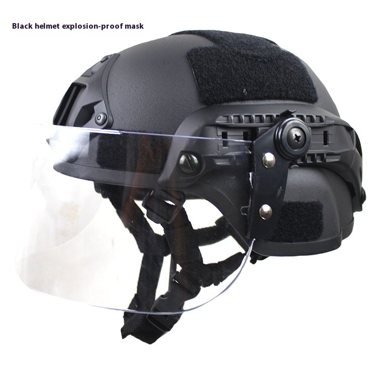 Transparent Anti-riot Protective Patrol Tactical Helmet