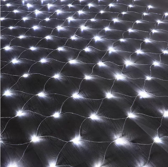 Christmas led lights string lights outdoor waterproof fishnet lights full of stars paved holiday lights wedding ins decorative lights - Image 4
