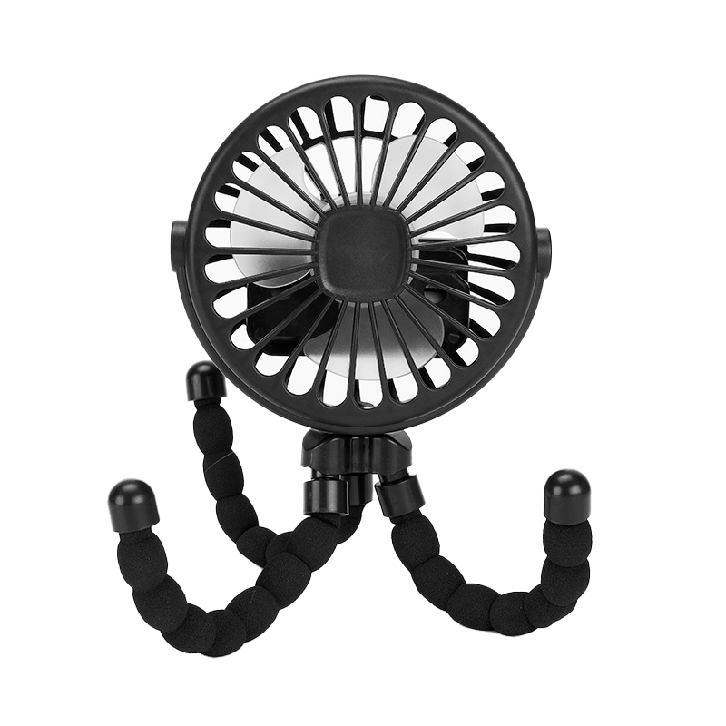 Multi Functional Children's Stroller Mini Fan Portable USB Charging Small Fan Octopus - Image 2