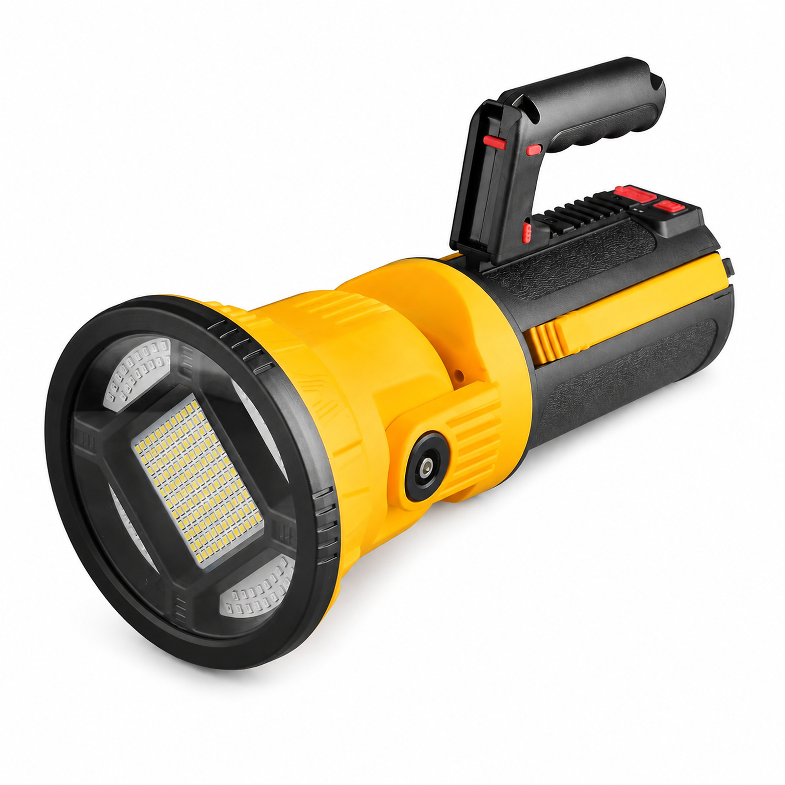 Rechargeable Battery Display Power Bank Function Type C LED Flashlight W5165 2 Black 3200LM Portable