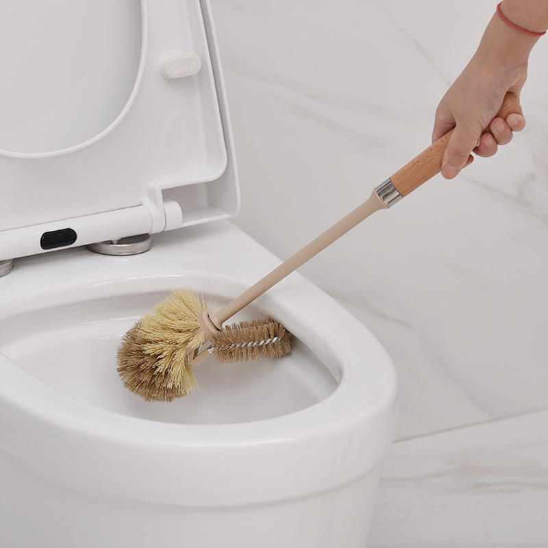 Wooden Household Handle Toilet Brush Cleaning Tools Bathroom Cleaning Brush Kitchen Floor Cleaner Brushes - Image 4