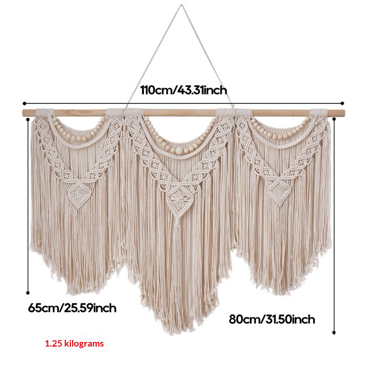 Hand-woven Large Size Detachable Tapestry