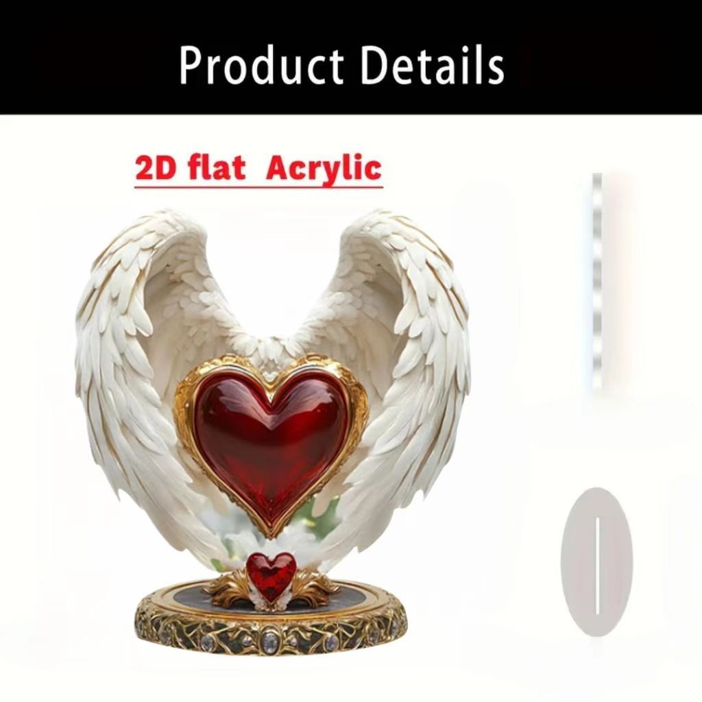 Card-insert Acrylic Standing Sign Flat Ornament - Image 4
