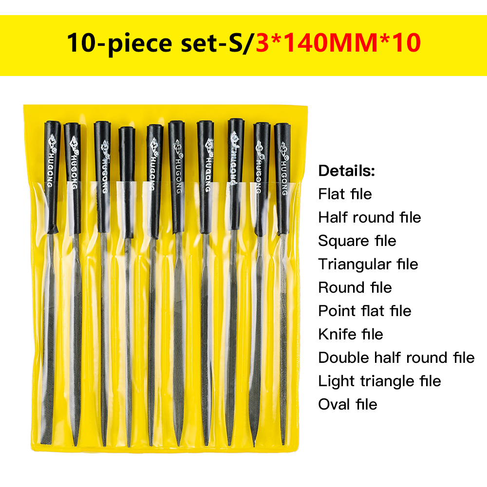 Plastic Handle Assorted File Metal Grinding File
