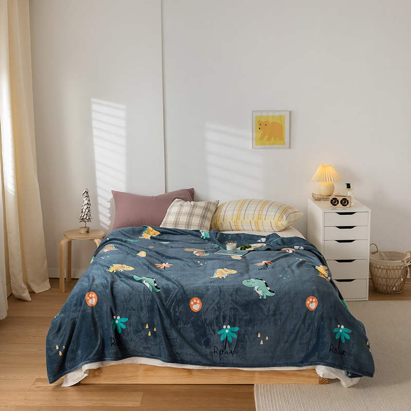 Creative Printing Warm Thickened Flannel Blanket - Image 6
