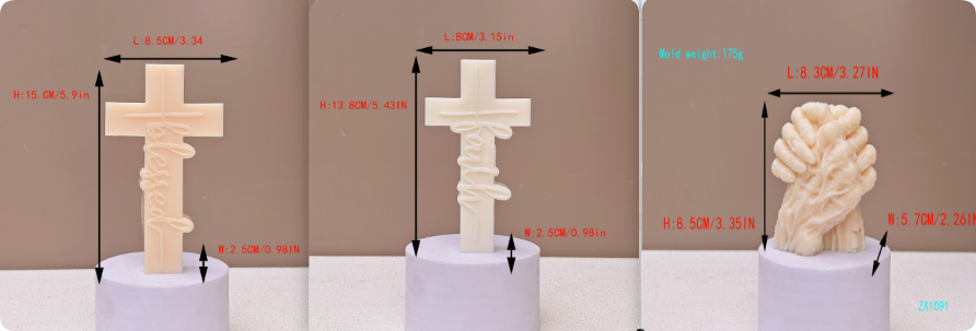 Halloween Horror Zombie Hand Silicone Candle Mould - Image 4
