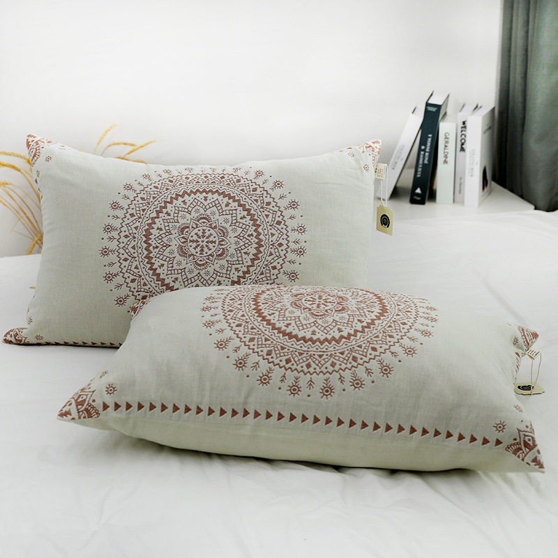 Cotton Three-layer Gauze Thickened Pillowcase - Image 4