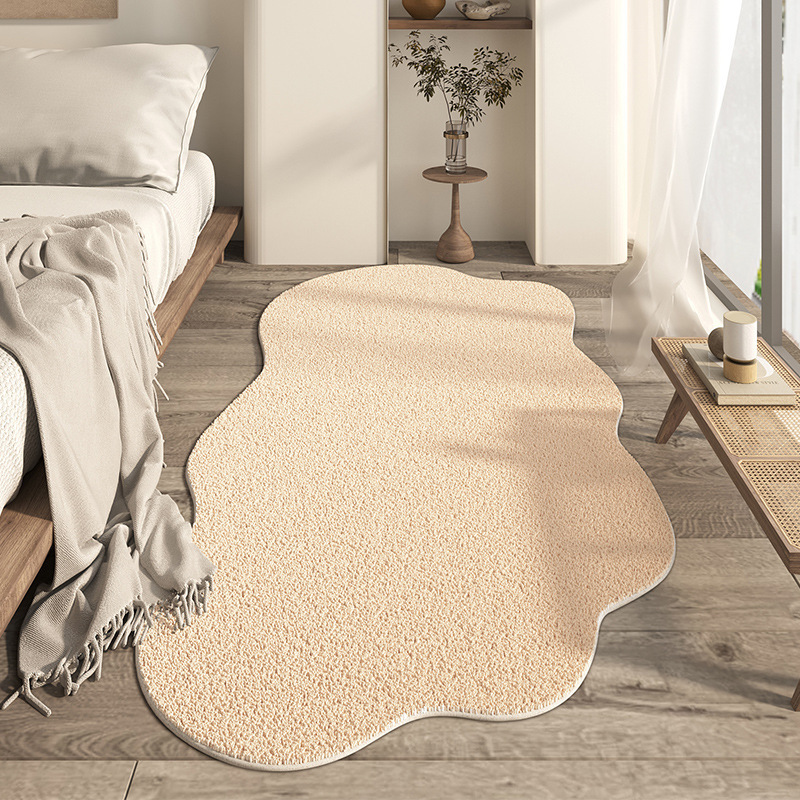 Japanese-style Household Bedroom Irregular-shaped Cashmere-look Modern Minimalist Floor Mat - Image 8