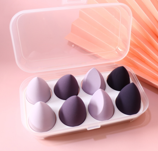 Beauty Eggs-4 compartments-Matcha Series-Polyurethane-4 pcs-1 box - Image 4