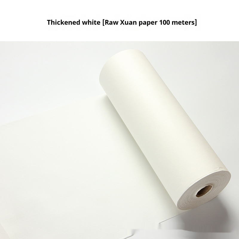 100-meter-long Extra-thick Raw Xuan Paper For Calligraphy And Painting - Image 7